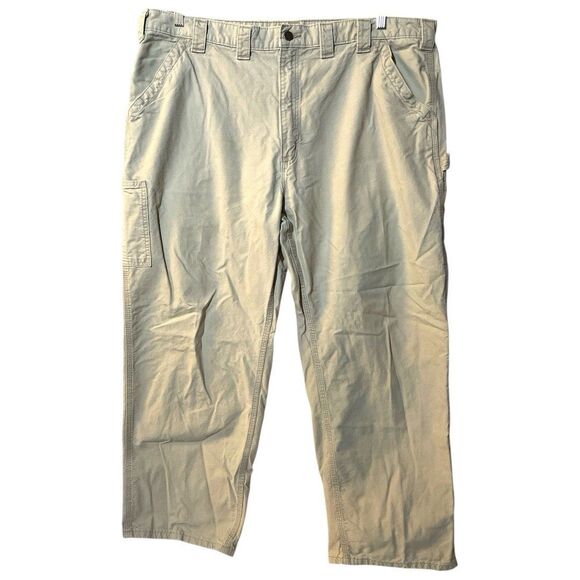 Carhartt Cargo Carpenter Pants B151 TAN Original Dungaree Fit Mens 44/30 - Picture 1 of 16